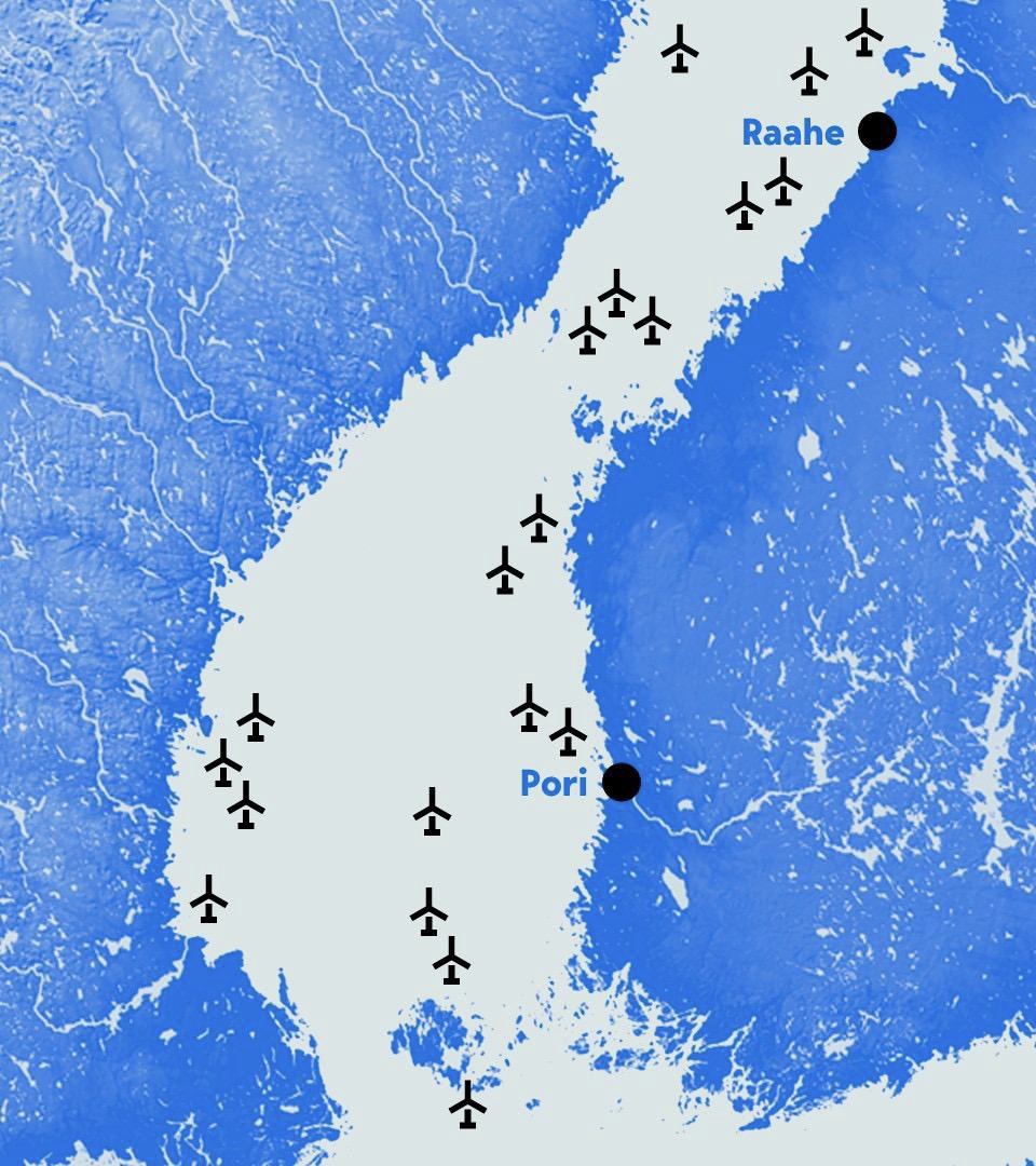 Porin ja Raahen yhteinen näkemys merituulivoiman ja -keskusten kehittämisestä